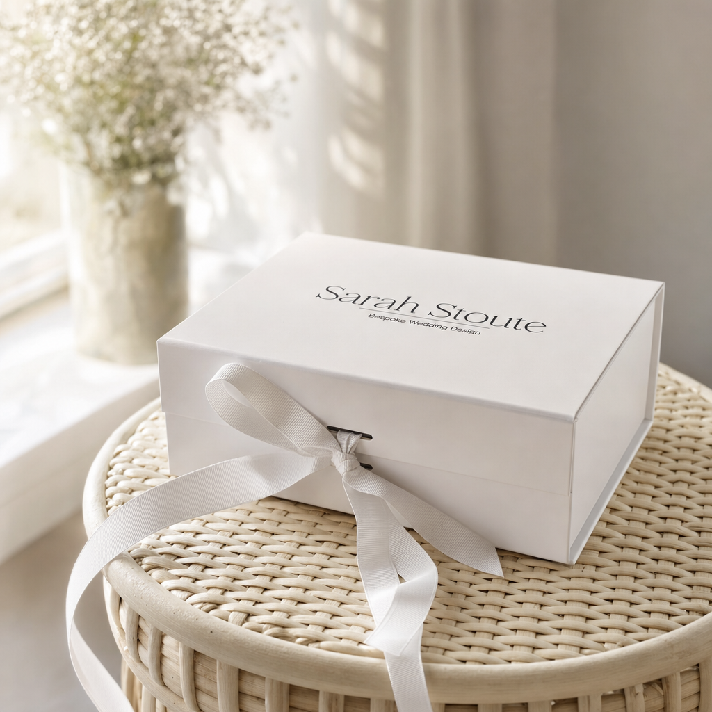 The Bridal Emergency Box, angled view